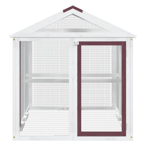 vidaXL Juoksuh&auml;kki mokka 141x94x104 cm t&auml;ysi m&auml;nty