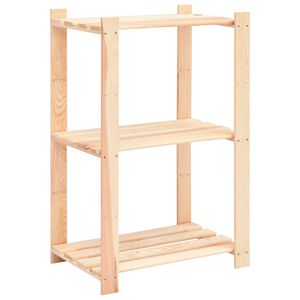 vidaXL 3-kerroksinen varastohylly 60x38x90 cm t&auml;ysi m&auml;nty 150 kg