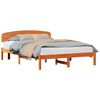 vidaXL S&auml;ngyn runko Vaha ruskea 5FT King Size Massiivinen m&auml;nty