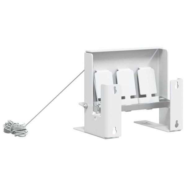 vidaXL Biathlon Knockdown Tavoite Valkoinen 18 x 14,5 x 16 cm Ter&auml;s