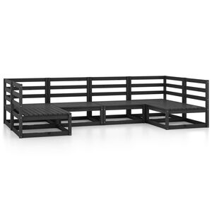 vidaXL 6-osainen Puutarhasohvasarja t&auml;ysi m&auml;nty