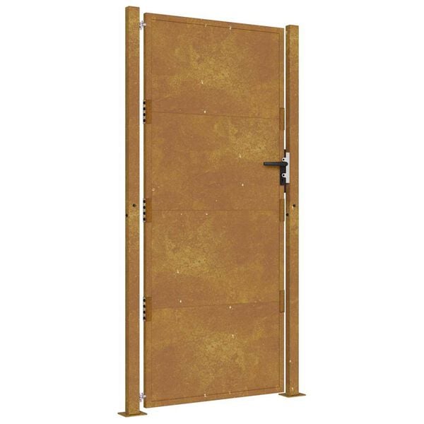 vidaXL Puutarhaportti 100x200 cm Corten-ter&auml;s