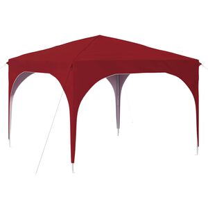 vidaXL Pop-up Juhlateltta 290 x 290 x 245 cm Burgundi