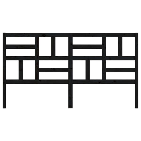 vidaXL S&auml;ngynp&auml;&auml;ty musta 186x4x104 cm t&auml;ysi m&auml;nty