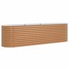 vidaXL Korotettu penkki Ruskea 320 x 80 x 81 cm Ter&auml;s