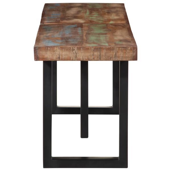 vidaXL Penkki 160 cm kierr&auml;tetty t&auml;yspuu ja ter&auml;s