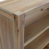 vidaXL Kirjahylly 5 tasoa 80x30x140 cm t&auml;ysi akaasiapuu