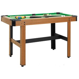vidaXL 1,2 m Biljardip&ouml;yt&auml; 122x61x76 cm ruskea