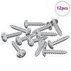 vidaXL Puuruuvit 12 pcs Hopea M3,5 x 20 mm Ter&auml;s