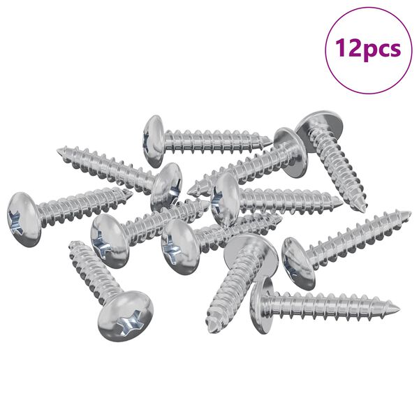 vidaXL Puuruuvit 12 pcs Hopea M3,5 x 20 mm Ter&auml;s