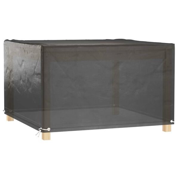 vidaXL Puutarhakalusteiden suojat 2 kpl 8 purjerengasta 125x125x75 cm