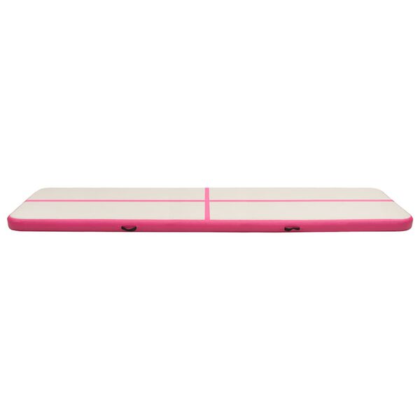 vidaXL T&auml;ytett&auml;v&auml; voimistelumatto pumpulla 600x100x20 cm PVC pinkki