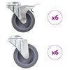 vidaXL Rullapy&ouml;r&auml;t pultinrei&acute;ill&auml; 12 kpl 75 mm