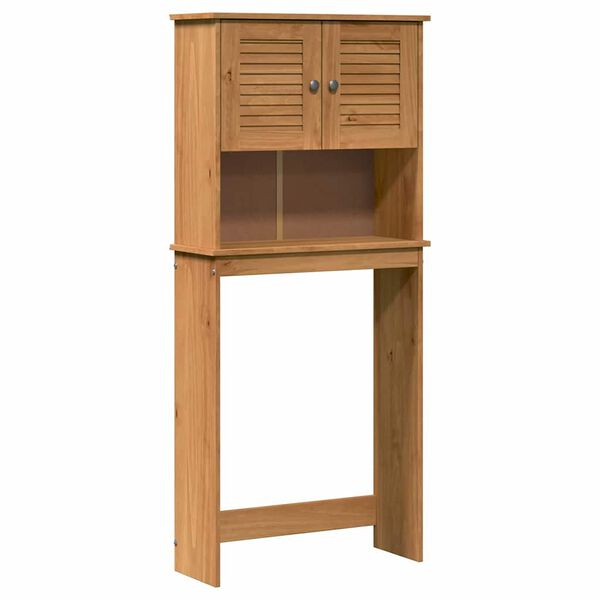 vidaXL Pesukonekaappi VIGO Ruskea ja hunajaruskea 72,5 x 27 x 161 cm