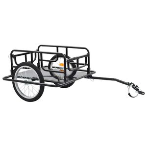 vidaXL Polkupy&ouml;r&auml;n per&auml;k&auml;rry 130x73x48,5 cm ter&auml;s musta