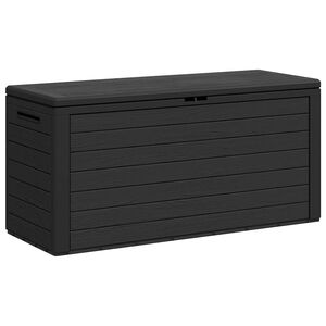 vidaXL Puutarhan varastoarkku antrasiitti 116x44x55 cm