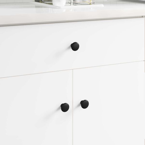 vidaXL Kahva 2 pcs Musta &Oslash;30 mm Alumiini