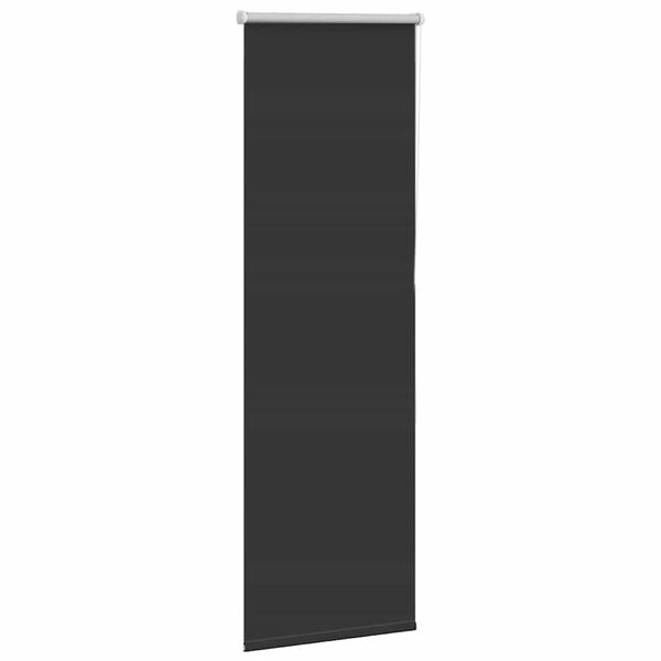 vidaXL Rullaverho Blackout Musta 55x130 cm Kankaan leveys 50,7 cm