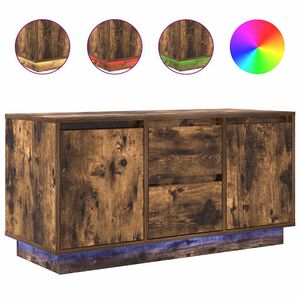 vidaXL TV-taso LED-valoilla savutammi 100x41x50 cm
