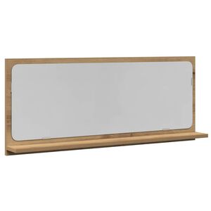 vidaXL Peilisheltti artesaani tammi 90 x 10,5 x 37 cm Tekninen puu