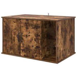 vidaXL Kissatalo Savup&auml;hkin&auml; 85 x 55 x 50 cm Tekninen puu