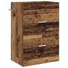 vidaXL Kylpyhuoneen allaskaappi Vanha puu 56 x 37,5 x 81 cm