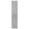 vidaXL 3-tasoinen kirjahylly betoninharmaa 40x24x109 cm tekninen puu