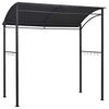 vidaXL BBQ-huvimaja 215x150x220 cm antrasiitti ter&auml;s