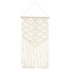 vidaXL Macrame sein&auml;koriste 40x80 cm puuvilla