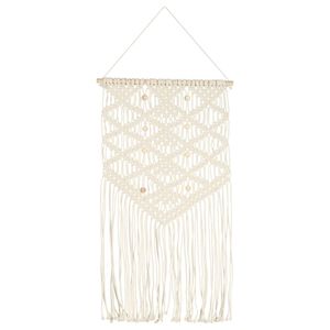 vidaXL Macrame sein&auml;koriste 40x80 cm puuvilla