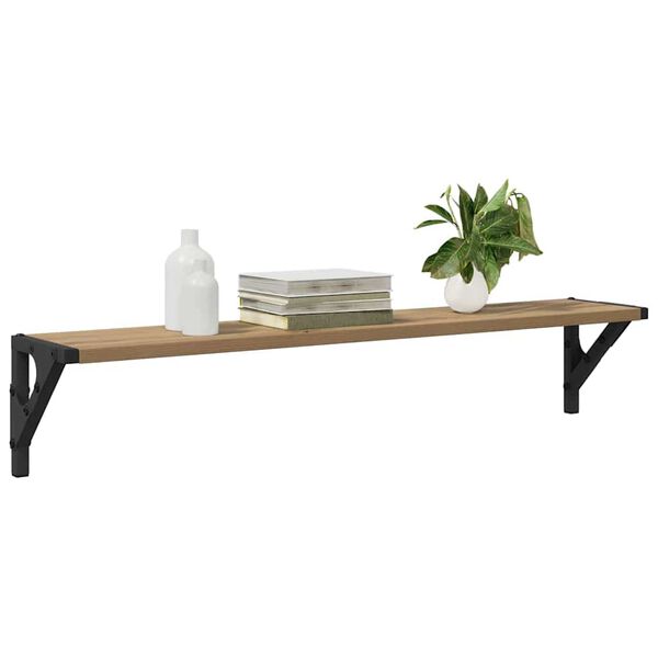 vidaXL Sein&auml;hyllyt 2 pcs Artisan tammi 80 x 15 x 15,5 cm Tekninen puu