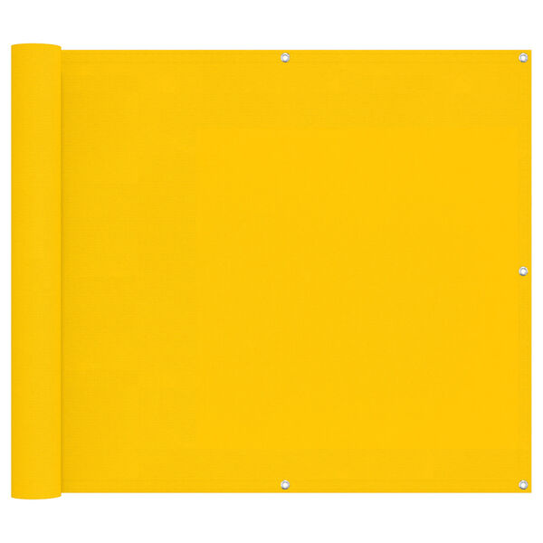vidaXL Parvekkeen Verho Keltainen 90 x 200 cm