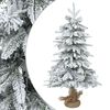 vidaXL Mini-joulukuusi, lumipeitteinen 45 cm PVC ja PE
