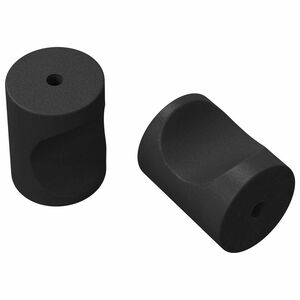 vidaXL Kaapin nupit 2 kpl Musta M4 x 12 mm Rauta