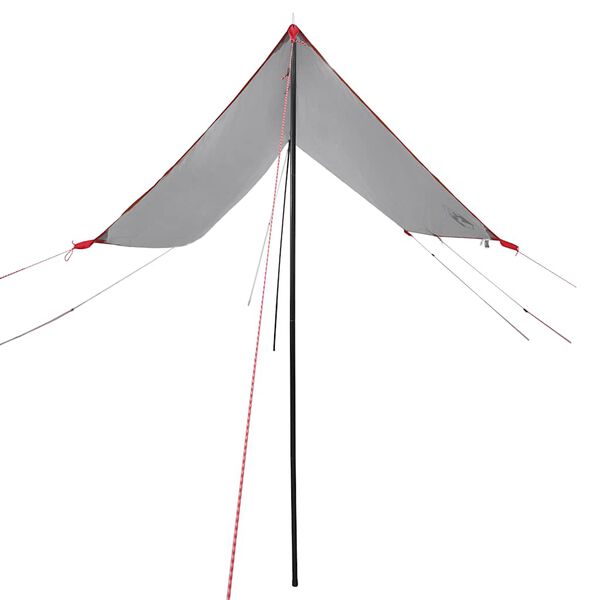 vidaXL Autoteltta harmaa ja oranssi vedenpit&auml;v&auml;