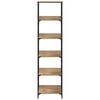vidaXL Kirjahylly Artisan tammi 50 x 33 x 188,5 cm Tekninen puu