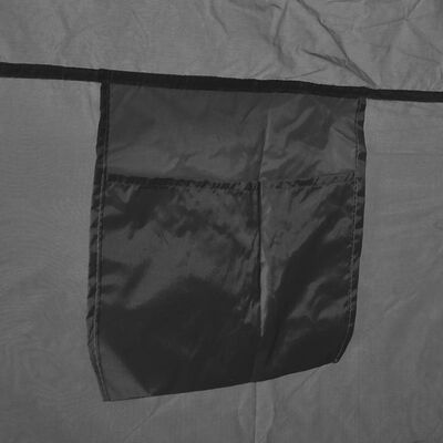 vidaXL Suihku/WC/pukuhuone teltta harmaa