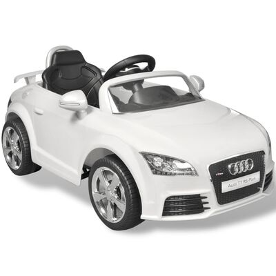 Audi TT RS Istuttava Auto Lapsille Kauko-ohjaimella Valkoinen