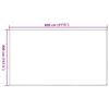 vidaXL Telttamatto 400x800 cm antrasiitti HDPE