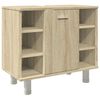 vidaXL Kylpyhuonekaappi Sonoma-tammi 60x32x53,5 cm lastulevy