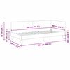 vidaXL Kulmavuoteen runko päätyllä Tummanvihreä 90 cm x 200 cm Sametti
