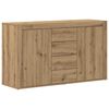vidaXL Sivup&ouml;yt&auml; Artisan tammi 120 x 36 x 69 cm Tekninen puu