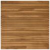 vidaXL P&ouml;yt&auml;levy 80 x 80 x 3,5 cm Neli&ouml; Tiikkipuu Luonnollinen