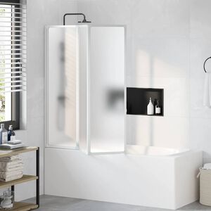 vidaXL Suihkusein&auml; 141 x 132 cm 3 Paneelia Kokoontaitettava