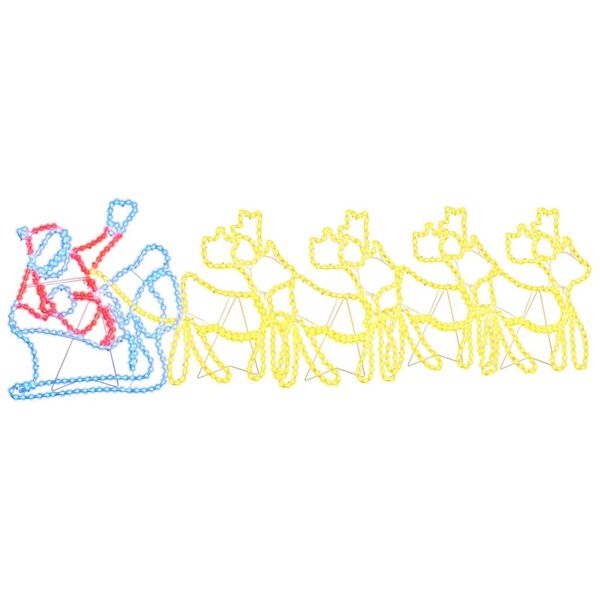 vidaXL Jouluakoriste Monivärinen 69 x 79 cm Polyvinyylikloridi