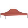 vidaXL Juhlateltan katto 4x3 m terrakotta 270 g/m&sup2;