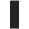 vidaXL Kylpyhuoneen peilikaappi musta 62,5x20,5x64 cm tekninen puu