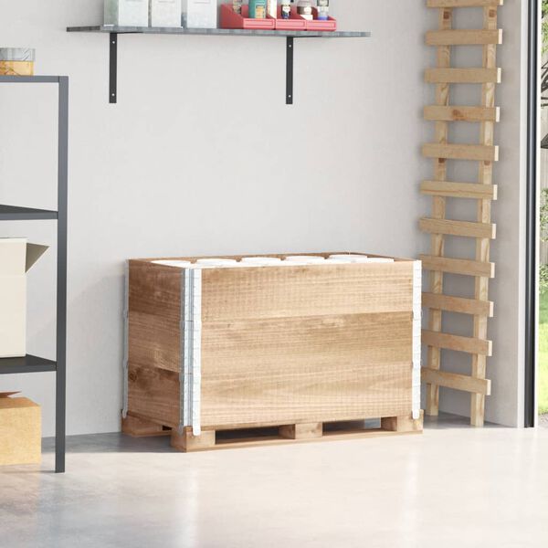 vidaXL Kuormalavan reunukset 3 kpl 100x50 cm t&auml;ysi m&auml;nty