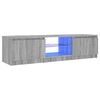 vidaXL TV-taso LED-valoilla harmaa Sonoma 140x40x36 cm