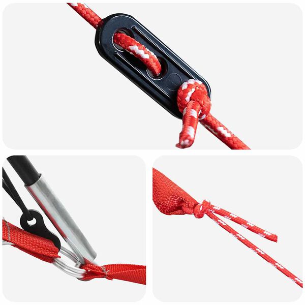 vidaXL Perhe Teltta katolla Sininen ja harmaa 460 x 430 x 214 cm